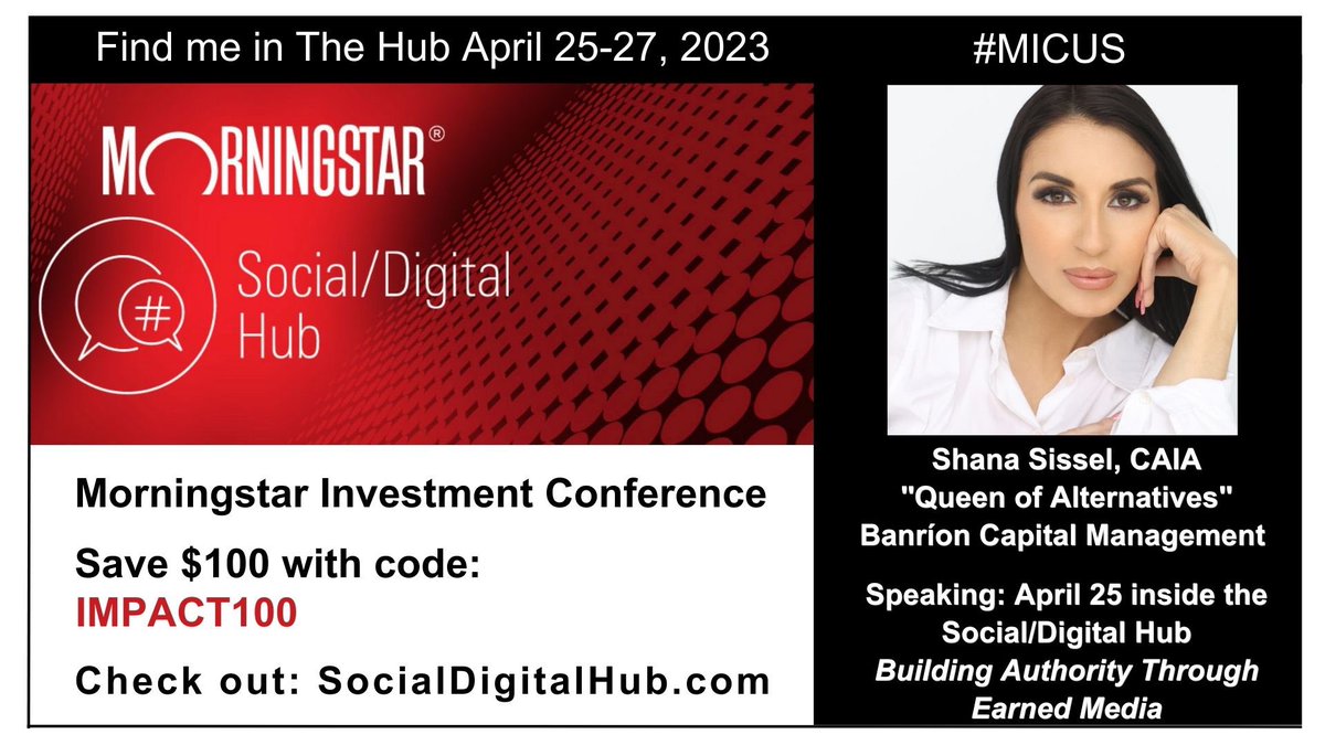 We hope to see you in Chicago for this year’s #MICUS conference. Our CEO @shanas621 will be speaking about Building Authority Through Earned Media Attention in The Social/Digital Hub. Use this code to get $100 off any registration IMPACT100.  Learn more at SocialDigitalHub.com