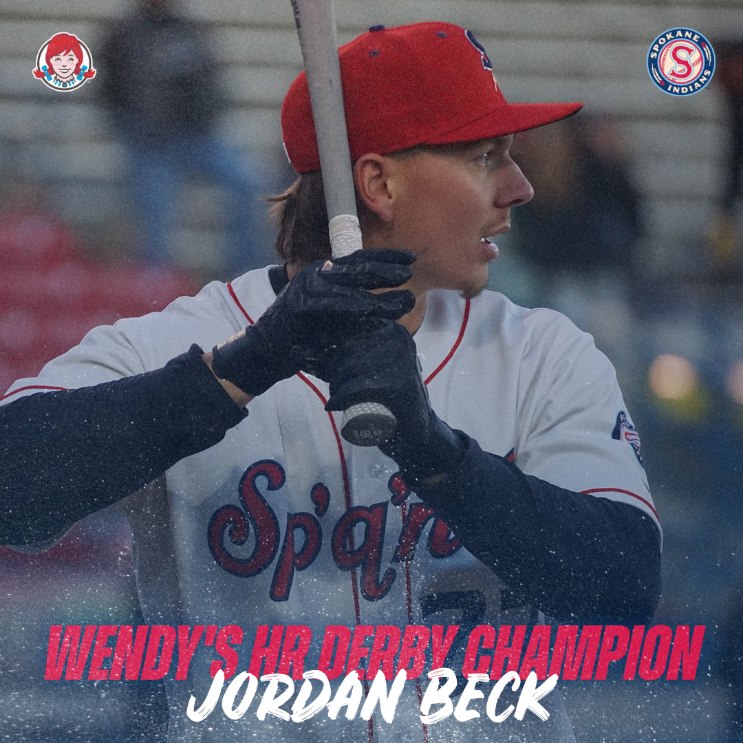 spokaneindians's tweet photo. Jordan Beck blasted eight bombs in the final round to claim the top spot in the @Wendys Home Run Derby. #GoSpo https://t.co/fmRqrMe2ci