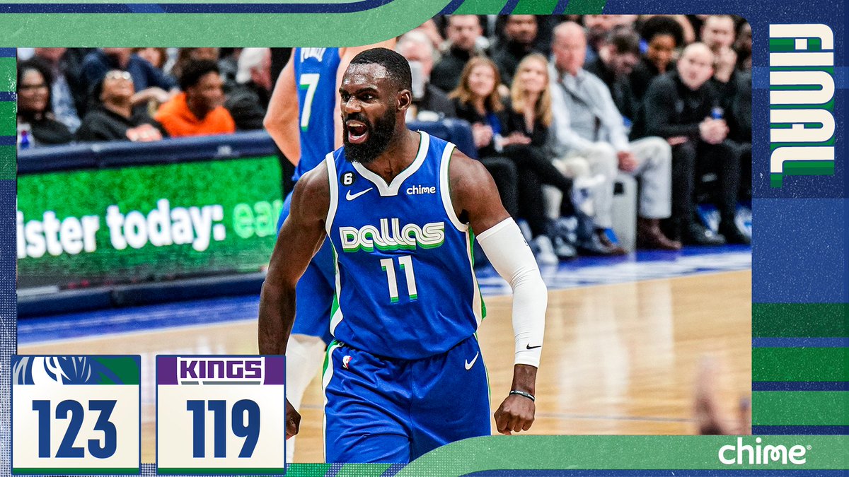 dallasmavs's tweet photo. Not done yet. MAVS WIN!! 

@Chime | #MFFL https://t.co/oardIF1ln7