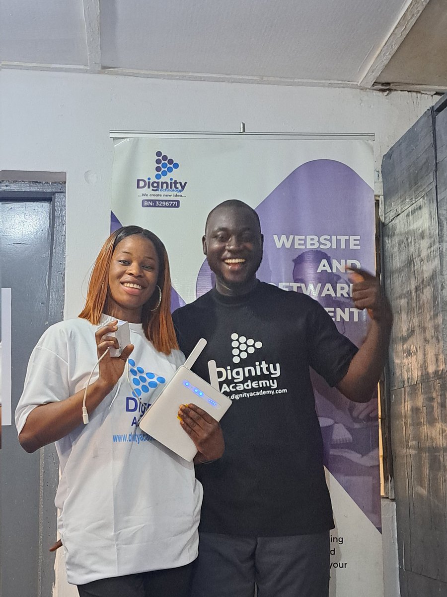 DignityAcademy's tweet photo. We had a great time with our team members, the likes of Human resource Manager, Product Manager, Graphics designer,Software developer ...

Never too late to join the revolutionary team✨

The time is NOW!

#techhouse 
#tech 
#technology 
#dignitytechnology 
#dignityacademy https://t.co/nz7iqR3PET