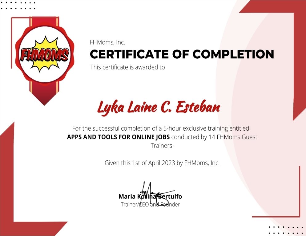 Lainelyka's tweet photo. 1 step at a time. 
Next, mastery course in bookeeping 🤩 https://t.co/rX0atYOvzi