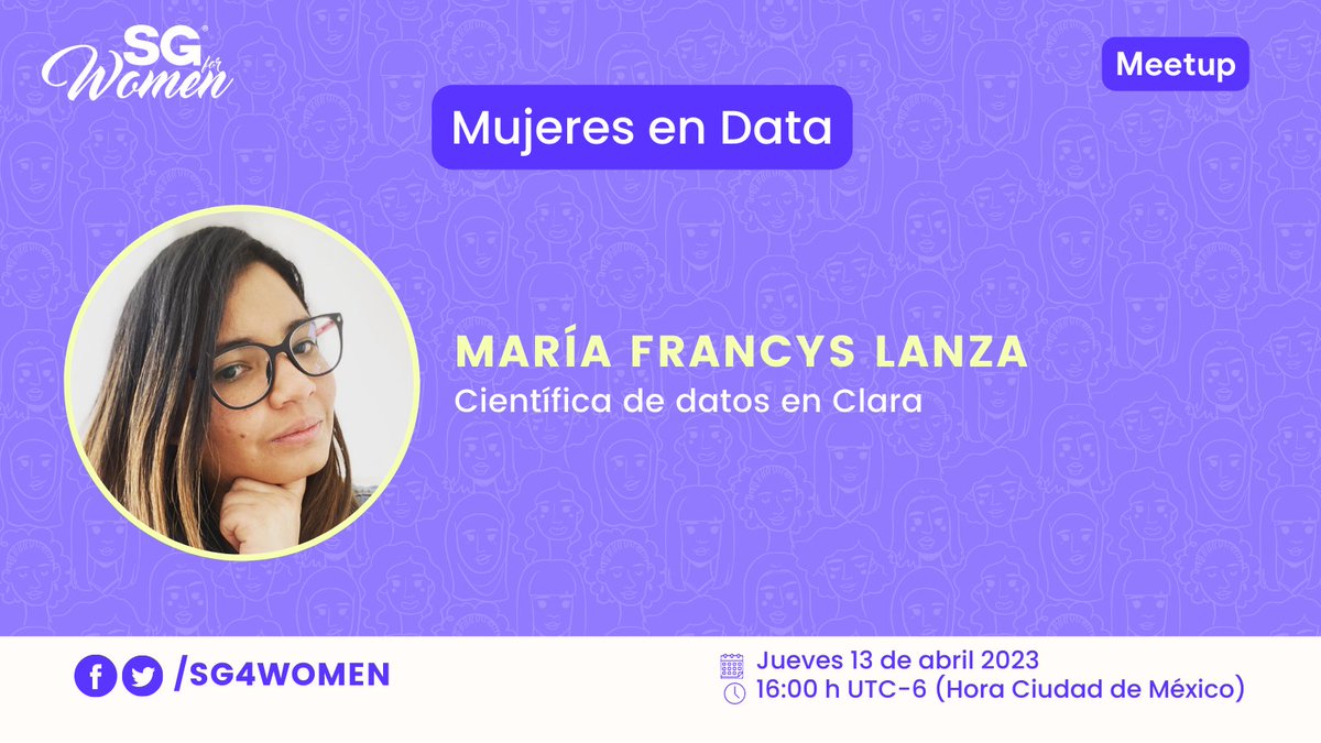 Code4DEI's tweet image. Maria Lanza nos compartirá su experiencia y un breve resumen sobre #MachineLearning aplicado en el modelo de Clara. Conoce más en el meetup de este 13 de abril.👀 #DataDay2023 👉🏻Participa en sg1.run/sg4wabril2023