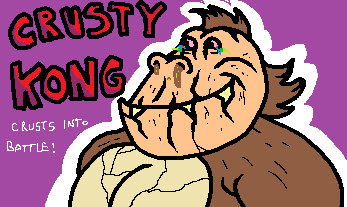 lumber_art22's tweet photo. so excited to announce my original character Crusty Kong made it into the mario movie! https://t.co/BXqDosEgxe
