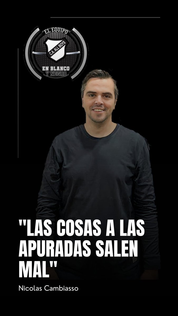 ElEquipoEnByN's tweet photo. 🗣 Las cosas a las apuradas salen mal
#ascenso #PrimeraNacional #allboys #albo #floresta #soydeallboys #cambiasso #frontini
https://t.co/yrGR6m5ktY https://t.co/nQRerJAs7d
