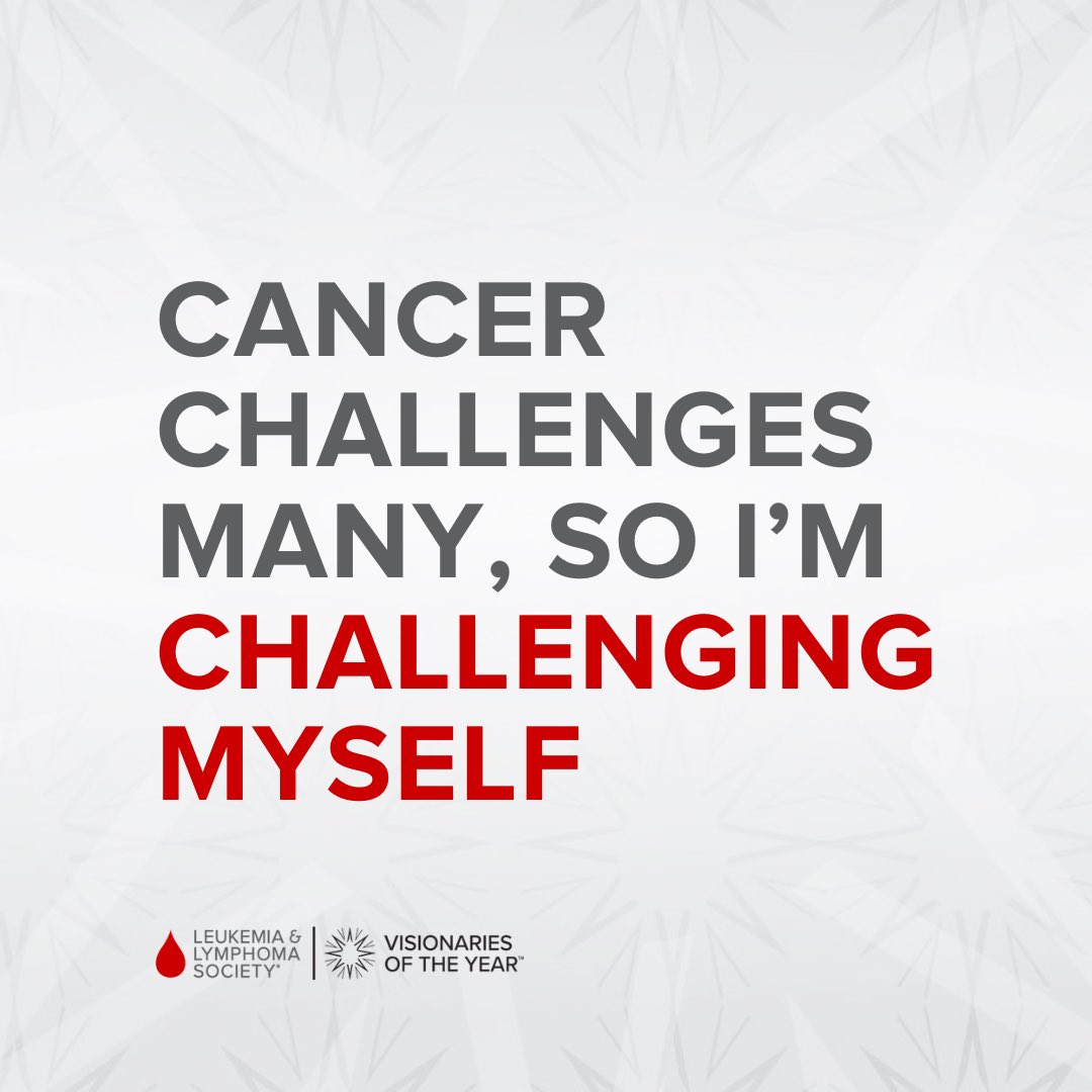 Our team has three weeks left to raise money for The Leukemia &amp; Lymphoma Society’s Visionaries of the Year Fundraiser. Cancer touches so many of us, and it’s a shitty club to be in. It’s one of the few groups I’ve known that I want to be smaller - and that’s what this is about.