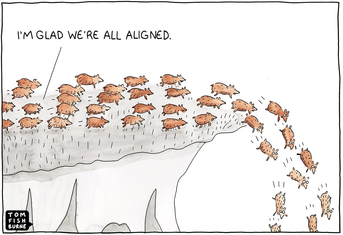 vidhster's tweet image. I&apos;m sorry but alignment is (often) overrated; productive conflict is where it&apos;s at