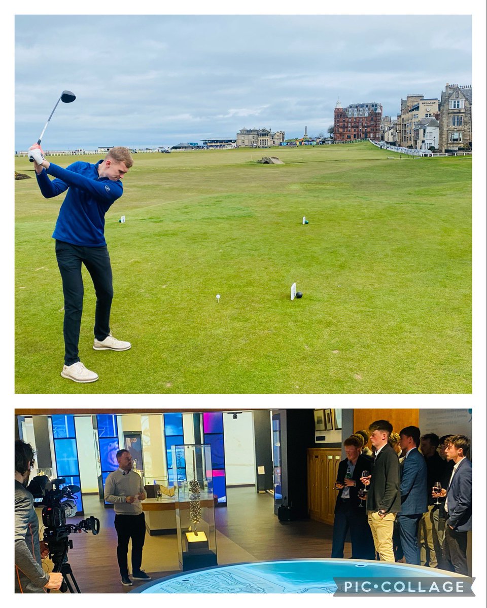 Great to have <a href="/My_GolfNews/">Myerscough Golf News</a> <a href="/MyerscoughColl/">Myerscough College & University Centre</a> representation playing <a href="/RandA/">The R&A</a> student tour series final at #StAndrews 🏌️‍♂️⛳️ #Homeofgolf #teamMyerscough #elitegolf
