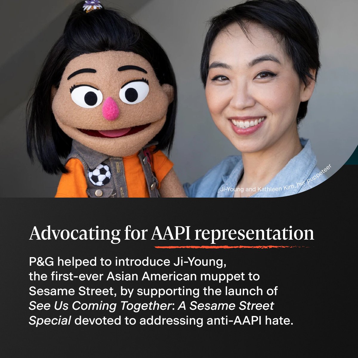 taaforg's tweet photo. As an AAPI Giving Challenge partner, @ProcterGamble brings representative and equitable storytelling to embrace the AAPI experience. As part of their ongoing advocacy for equality and inclusion, they are taking action to elevate their partners, providing much needed support. https://t.co/9tVjs41WDu