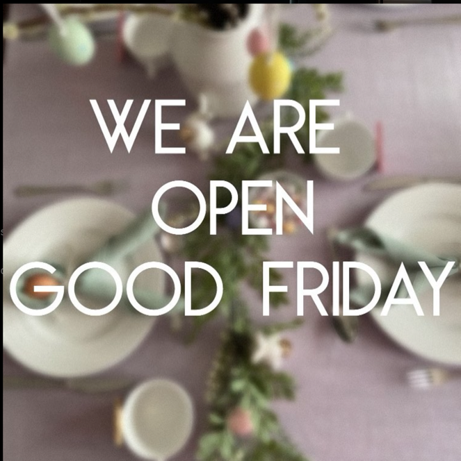 Cagneys3's tweet photo. We're open this Good Friday! Also, we will be CLOSED Easter Sunday. 
.
.
.
.
#easter #cagneys #steak #streetsville #streetsvilleBIA #easterweekend https://t.co/OC1ngYNhZQ