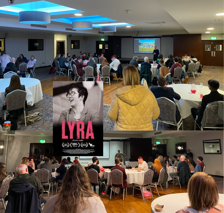 REACHAcross1's tweet photo. Last week we arranged a screening of #Lyra with representitives from several local youth &amp; community groups and schools in attendance. We were priviledged to have Sara Canning (@Teh_Woo) take questions afterwards and hear of the impact the documentary had on those in the audience https://t.co/HZMhqHIOkz
