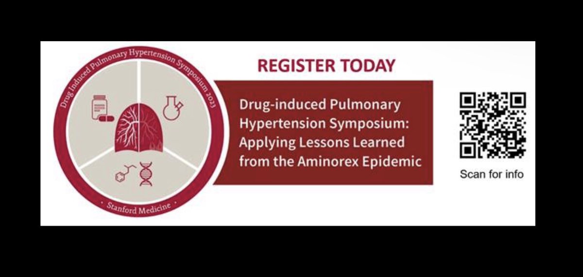 Roham Zamanian (@docroham) on Twitter photo Drug Induced Pulmonary Hypertension Symposium at Stanford is 1 week away! HYBRID (In person & Live Streaming). Not too late to join us. Registration is still open. <a href="/PHatStanford/">Stanford Wall Center</a> <a href="/StanfordPACCM/">Stanford PACCM</a> <a href="/StanfordDeptMed/">Stanford Department of Medicine</a> Drug Induced Pulmonary Hypertension Symposium at Stanford is 1 week away! HYBRID (In person & Live Streaming). Not too late to join us. Registration is still open. <a href="/PHatStanford/">Stanford Wall Center</a> <a href="/StanfordPACCM/">Stanford PACCM</a> <a href="/StanfordDeptMed/">Stanford Department of Medicine</a>
