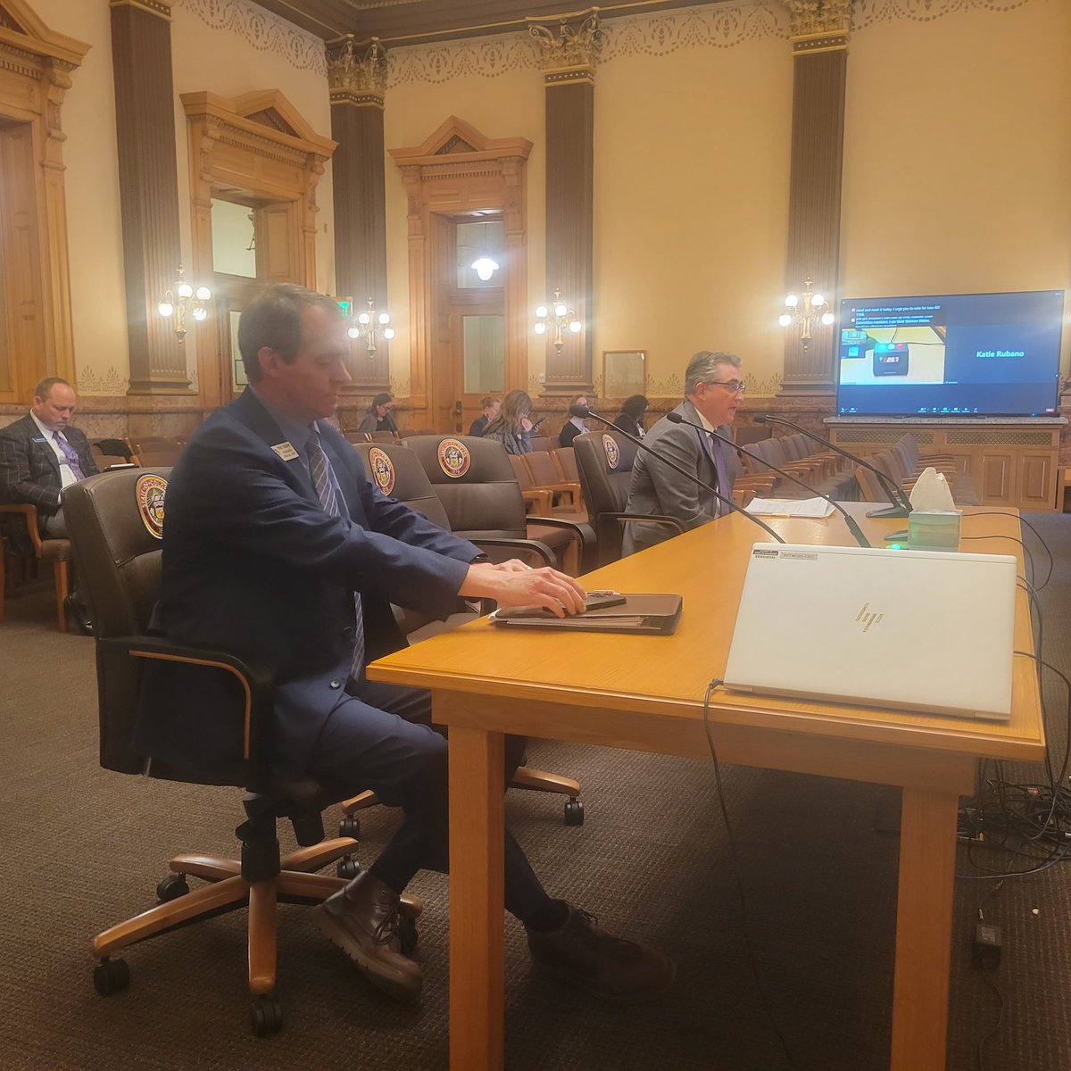 COBarLeg's tweet photo. Always a pleasure to listen to CBA members testify before the @coleg! Thank you Wes Wollenweber! Not pictured:  Maha Kamal  @COBarAssoc https://t.co/eUhWxy53Nx