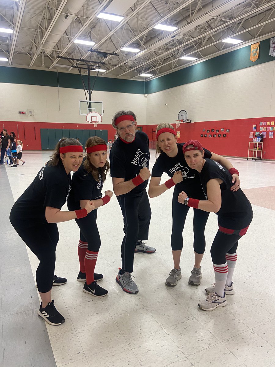 nstreet_teaches's tweet photo. How it started vs how it ended @CarrolltonES Admin Team played against the highest class attendance average for March Madness 🏀 We didn’t win 😆 https://t.co/oKRqKlc99D