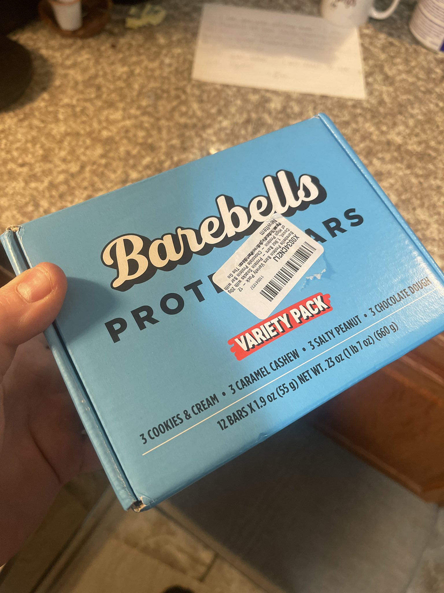 Barebells Protein Bars Variety Pack - 12 Count, 1.9oz Bars