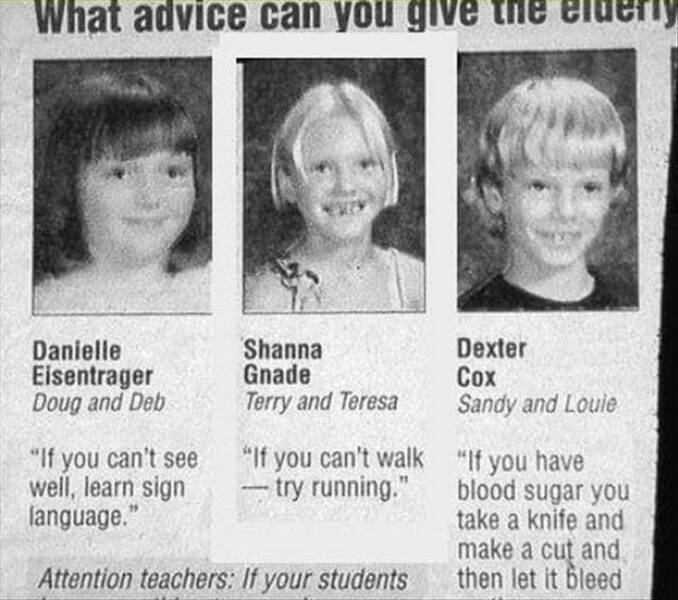 Those are some great suggestions.