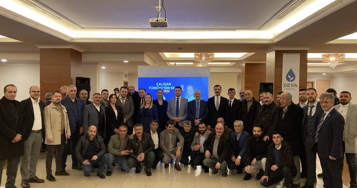 Erzurum Deva Partisi Aday adayların tanıtımı programından.🌱💧
Biz inanıyoruz ki 15 Mayıs ülkemize yeni bir sayfa açtıracaktır. 
<a href="/alibabacan/">Ali Babacan</a> <a href="/BingolVahit/">A.Vahit BİNGÖL</a> <a href="/EmreokumusE/">🇹🇷Emre okumuş🇹🇷</a> <a href="/AvOsmanAYDIN/">Av. Osman AYDIN</a> <a href="/AvZunguldak/">Av.Celal ZUNGULDAK</a> <a href="/simanurkurt/">Av. Arb. Simanur KURT</a> <a href="/erzurumkadinda/">DEVA Partisi Erzurum Kadın Çalışmaları Başkanlığı</a> #devaişbaşında