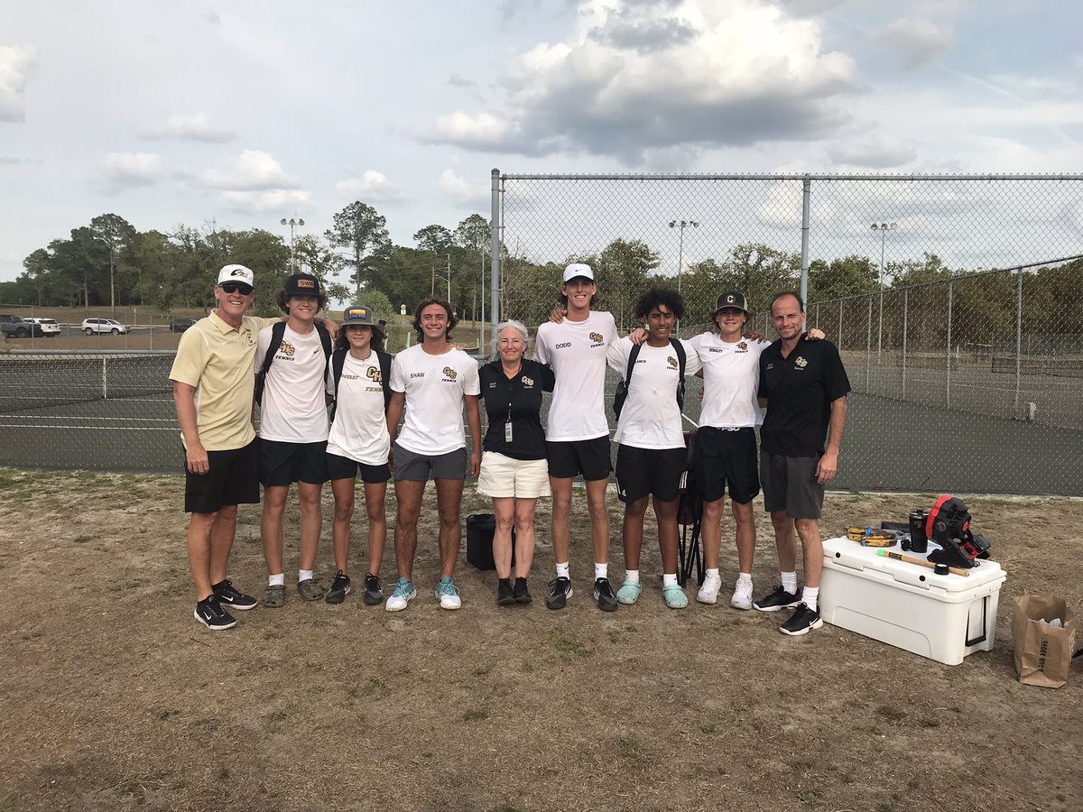 CHS_Myers's tweet photo. Congratulations to the Citrus Boys’ Tennis Team! GC8 champions! @CHSCanes #onehurricane https://t.co/phkC9gmcHM