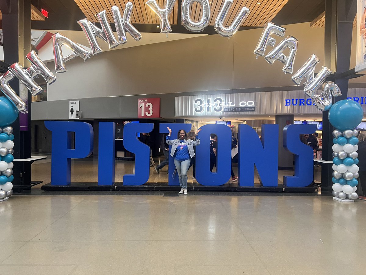 VibrantC08's tweet photo. LAST HOME GAME OF THE YEAR!! Let’s get it @DetroitPistons! Win or lose, it’s all about #detroitbasketball 🏀🏀 https://t.co/UK6Yxj3Kb2