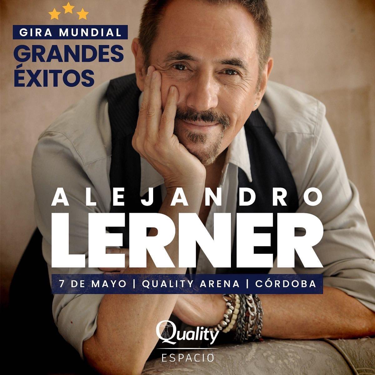 alelernerok's tweet photo. Hola Córdobaaaaa 💜💜 Para agendar 👇

7 DE MAYO CÓRDOBA · QUALITY ESPACIO 
⭐️⭐️⭐️ ALEJANDRO LERNER - GRANDES ÉXITOS ⭐️⭐️⭐️

Av. Cruz Roja N° 200 · CÓRDOBA
@quality_espacio 

TICKETS https://t.co/JwbZdrBdXO 
@ticketekar 

Los espero a todos! 💜💜 https://t.co/rKdNuZBnfb