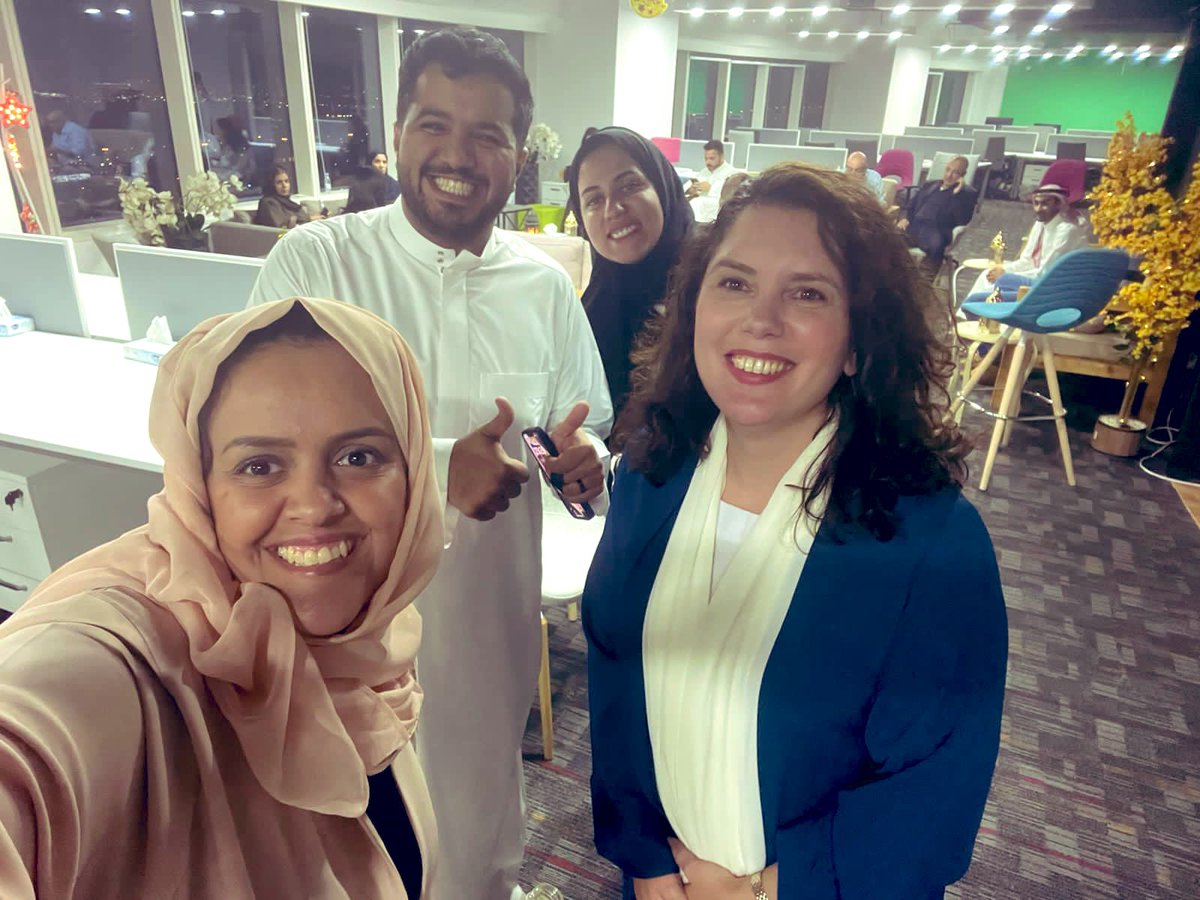 I am pretty sure our #smiles say it all @lwallan @msaarifi @EndeavorSaudi @endeavor_global @Khawlamfal @meritincentives thank you @unifonic for your hospitality 🙏