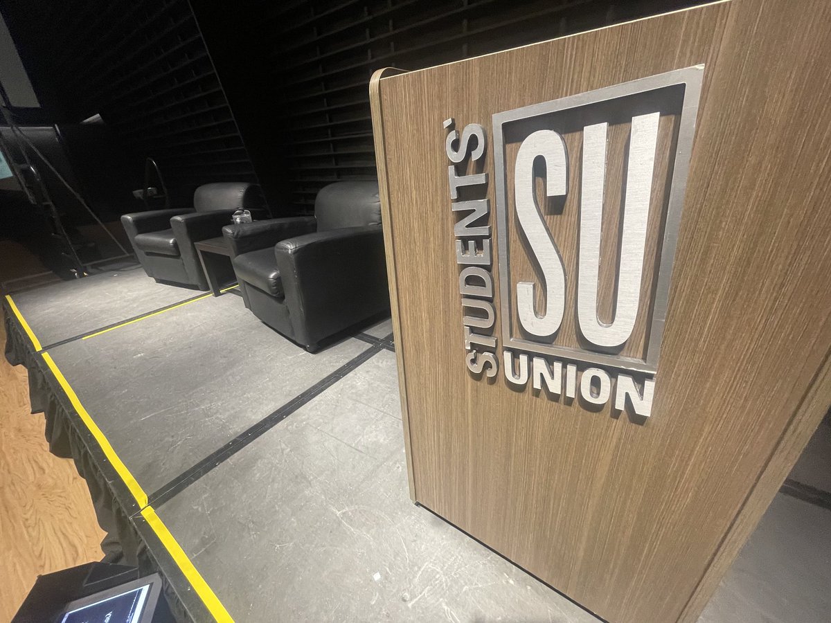 Almost time! See you in a few, <a href="/SUUofC/">University of Calgary Students' Union</a>!