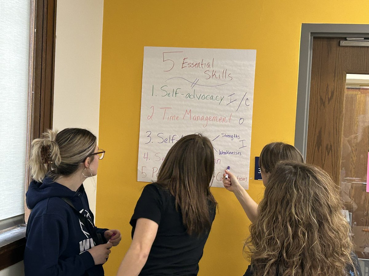 NickKempski's tweet photo. Great afternoon working with our 1st year staff with WICOR strategies. Former @WegoAVID student and current social worker, Ari Coss, got to relive her @AVID4College glory days and do focused notes again! All of our 1st year staff brought the energy! #WeAreWeGo #AVIDCommunity https://t.co/gXo9HqGBzc