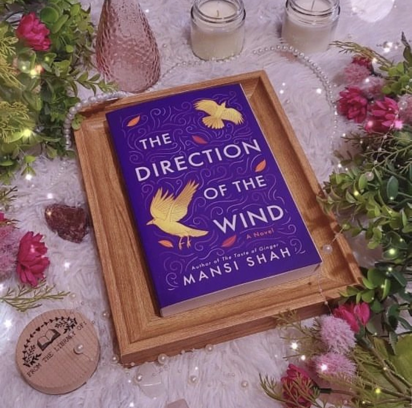 It's Day 3 of our Bookstagram &amp; Creative tour for The Direction of the Wind by <a href="/mansiwrites/">Mansi Shah</a>! 📖💜 Check out <a href="/PaperFury/">CG Drews</a>'s stunning Bookstagram + Blog feature were you will find a review &amp; author Q&amp;A! paperfury.com/the-direction-… And look at @Bookish_Harpist's gorgeous photo, ✨LOVE✨