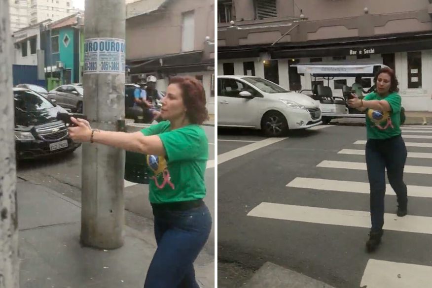 Gustavramski_'s tweet photo. A pistoleira Zambelli disse q a onda de violência no país é causada pela esquerda.
É sério! Ela falou isso 😫🤦🏻‍♂️ https://t.co/NeiW5FJ7bM