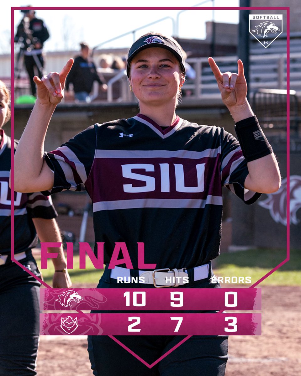 The Dawgs bats explode in the final two innings with a pair of grand slams from <a href="/addi16baker/">addi baker</a> &amp; <a href="/ElizabethW456/">elizabeth</a> to take down SLU 🤟🤟

#Salukis
