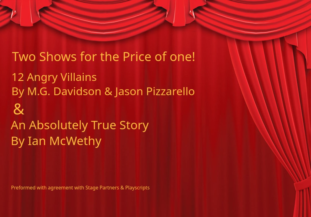 VHSTheater's tweet photo. Still don't have your tickets to 12 Angry Villains/ An Absolutely True Story? Skip to the front of the line! https://t.co/KGjWzZ15ve https://t.co/NGn02Rb5Qm