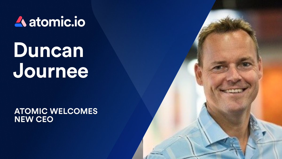 We're excited to welcome Duncan Journee as the new CEO of Atomic.io as we continue to expand our team and accelerate growth, especially in the Australian market.  arnnet.com.au/article/706506…… #Atomic #actionablemessaging #leadership #securemessaging #businessgrowth
