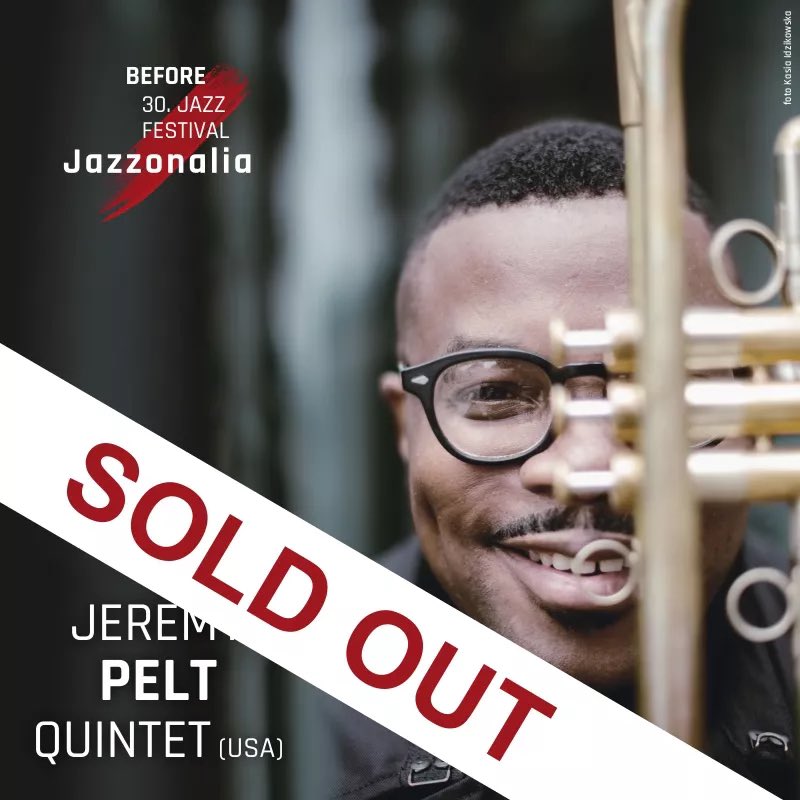 14.04 w Koninie wystąpi Jeremy Pelt Quintet.Koncert zapowie majowy jubileuszowy 30.festiwal #Jazzonalia, bilety już sprzedane, jest szansa by zespolu posłuchać dzień później, 15.04 kwintet zagra w ramach #ŚwidnickieNoceJazzowe na zaprzyjaźnionej scenie klubu #APropos w #Walbrzych
