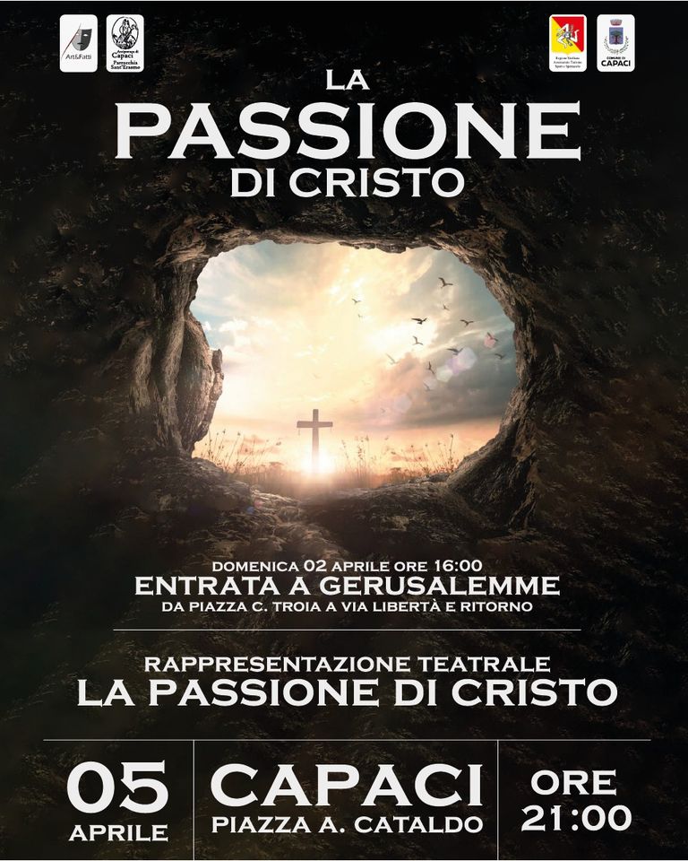 francoinzirillo's tweet photo. #Capaci la #SettimanaSanta tra #fede e #tradizione: ritorna in scena la #sacra #rappresentazione vivente della #passione di #Gesù, organizzata da #Art_e_Fatti #ChiesaMadre e patrocinata da @Regione_Sicilia e #ComunediCapaci
#Pasqua2023 #tradizioni #Sicilia #festereligiose #5apr https://t.co/rI0a7lSeAv