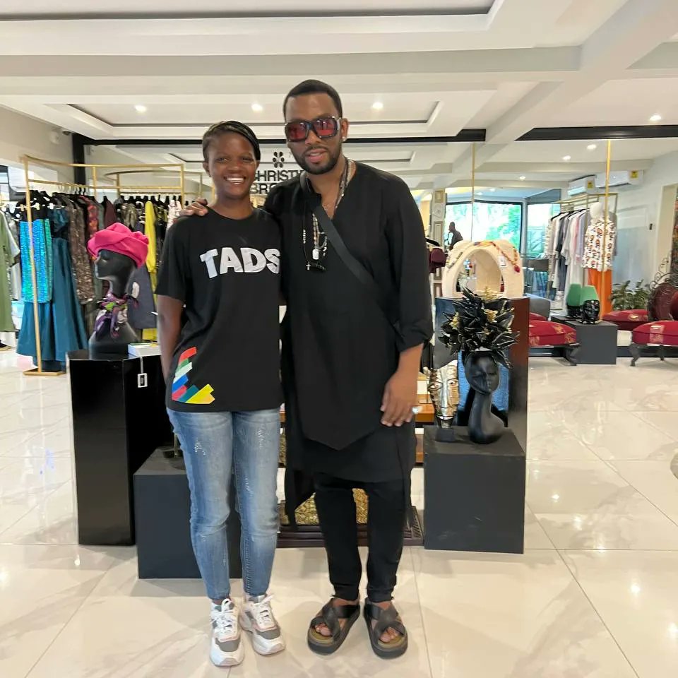 Tads_edu's tweet photo. "TADS: Pioneering International Fashion Industry Exposure for Well-Prepared and Highly Demanded Fashion Students in West Africa, as Evidenced by Student Internship with Africa's Top Fashion Designer @DAVIDTLALE https://t.co/4LqMD2YeuG