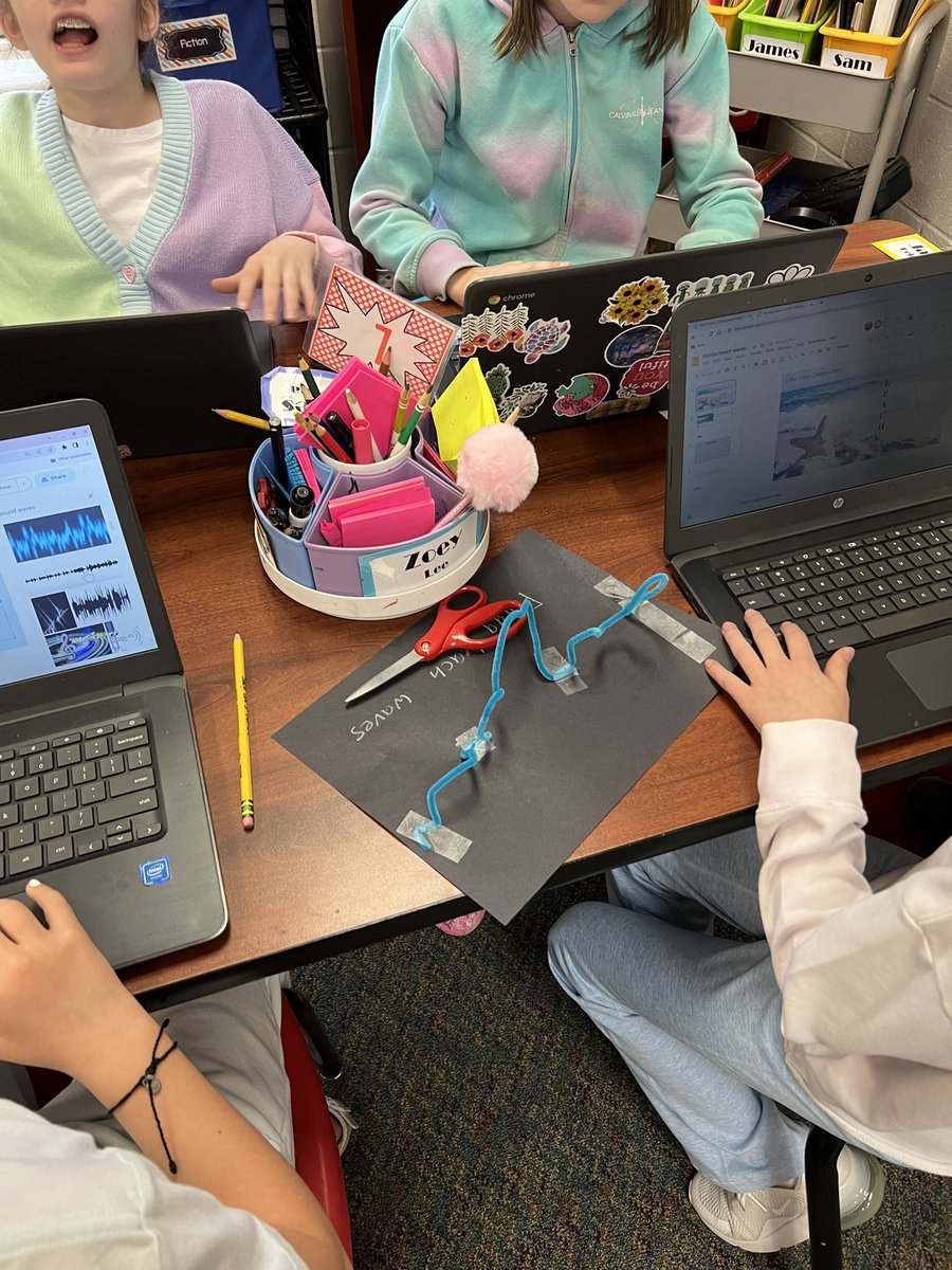 So far, every group has chosen a different way to create a wave model! It’s been so fun seeing how they execute their plans differently!