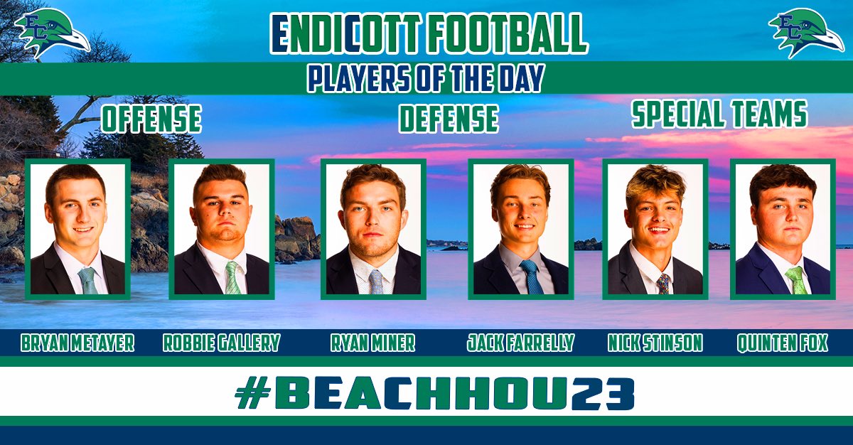 Congratulations to our “Players of the Day,” from Practice 5️⃣‼️

#BeachBall 🏈🐦🏖️
#BeachHou23 🌊