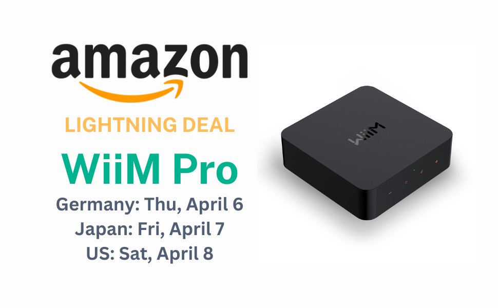 WiiM Pro Lightning deal coming up this week! #wiimpro