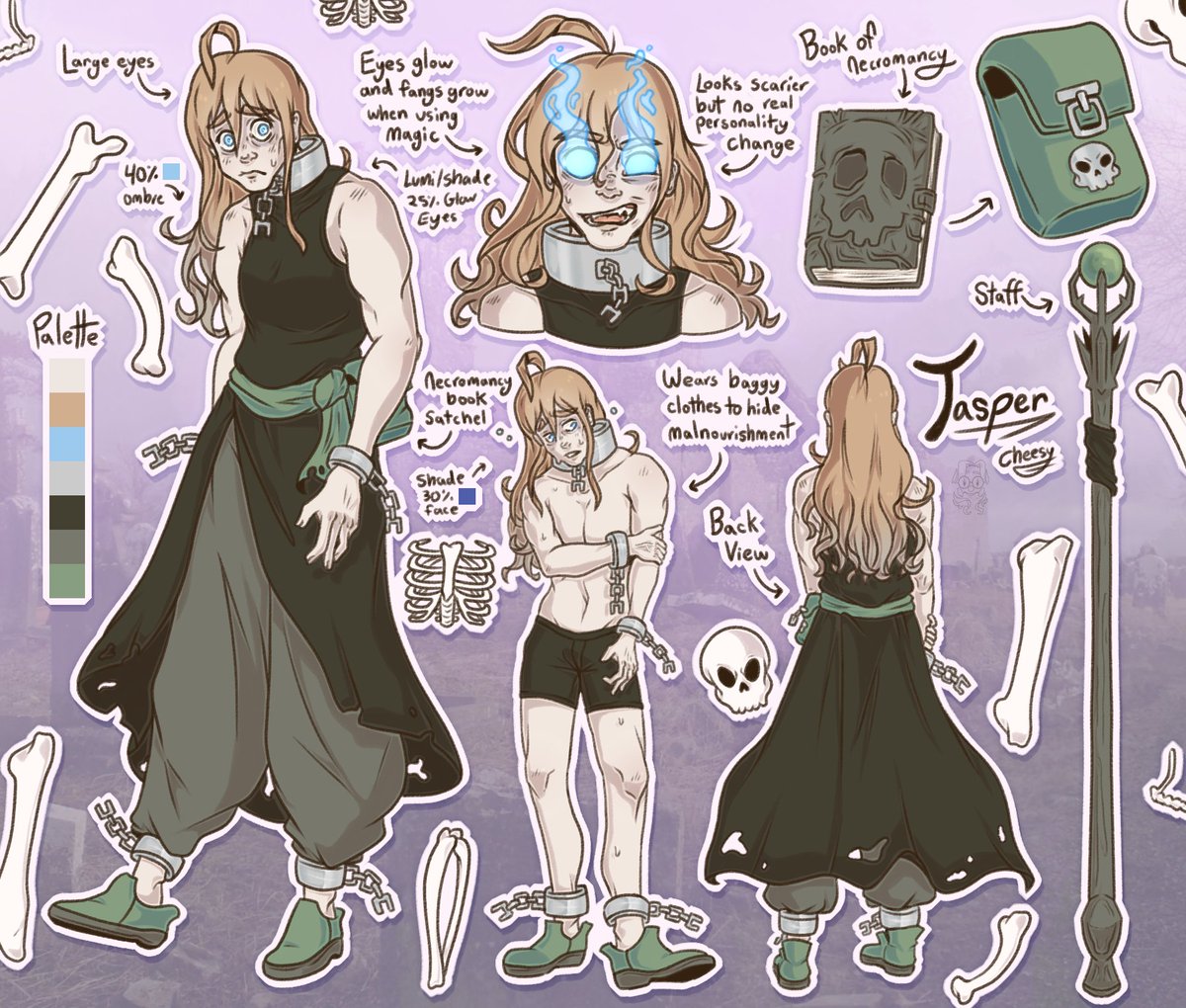 Jasper: Updated ref sheet after like 3 years

#oc #originalcharacter #refsheet #referencesheet 