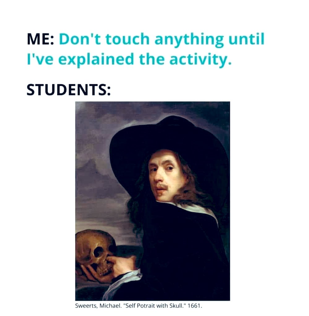GiftedTawk's tweet photo. Calling all teachers! 🗣️ Let's talk about the art of successful classroom management 🎨🖌️ Like a masterpiece, it takes skill, creativity, and patience to cultivate a positive learning environment. Share your tips and tricks below! https://t.co/qPgUC7bkC0