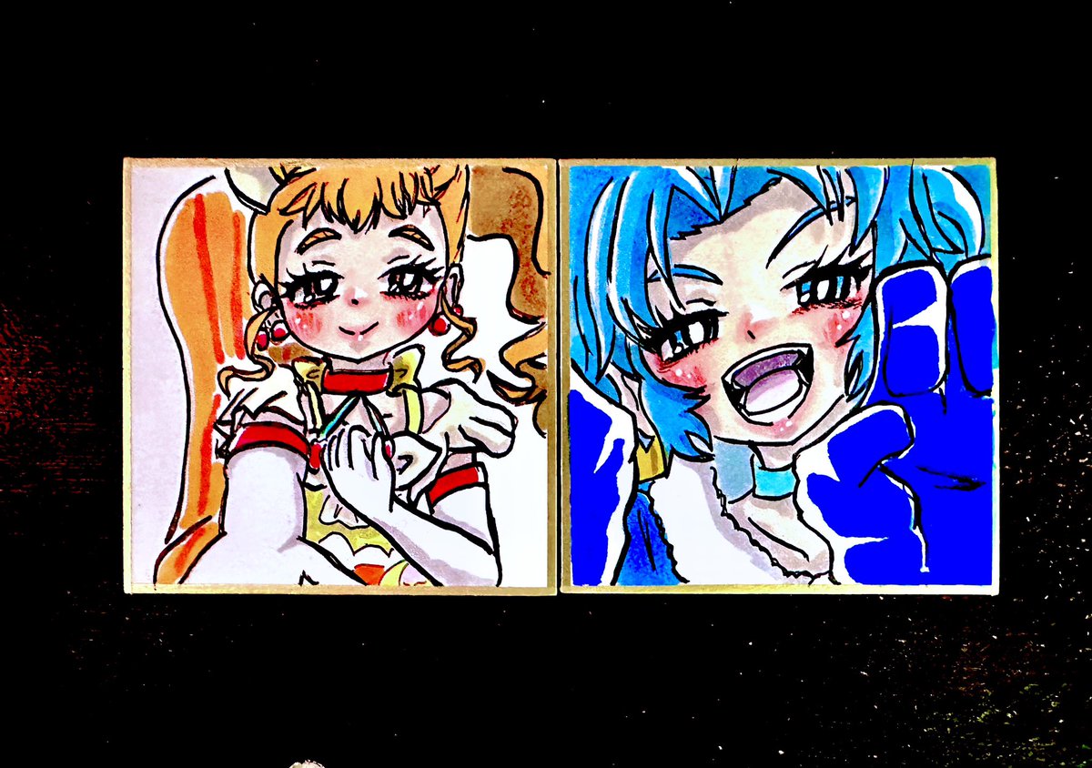 昨日のお題より「キュアカスタード&キュアジェラート」
リハビリ朝活
ペン入れ全部終わってないけど仕事じゃ!!!!!は〜っっっっ!!!!
#プリキュア版深夜の真剣お絵描き60分一本勝負 https://t.co/zKGYr9X2DD