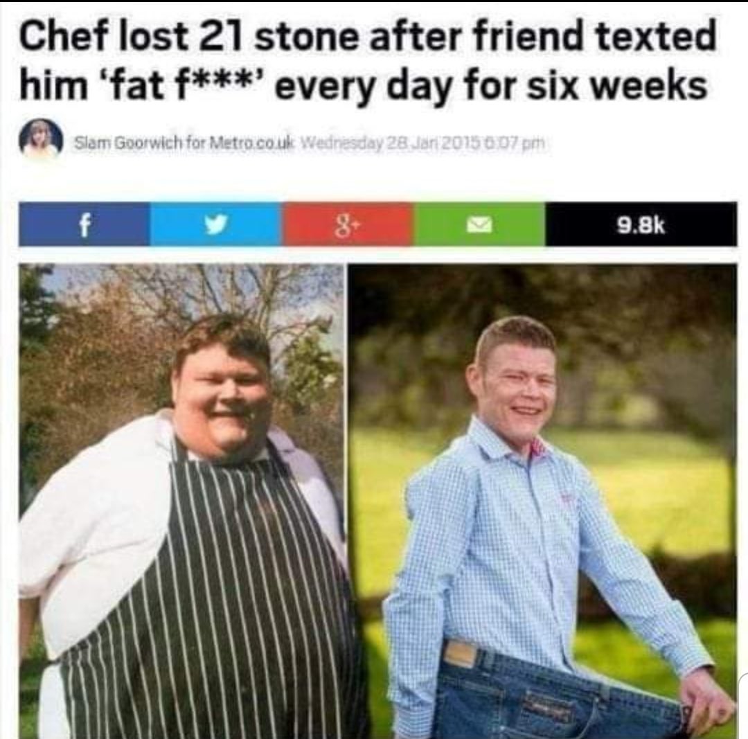 EsseFedderale's tweet image. I'm pissed that you went straight to calling me a racist when it's not true.😂. I never wasted a second on your page, and I'm only looking out for your health. Because I want you to be the best you... You're welcome.

#FatShamingSavesLives