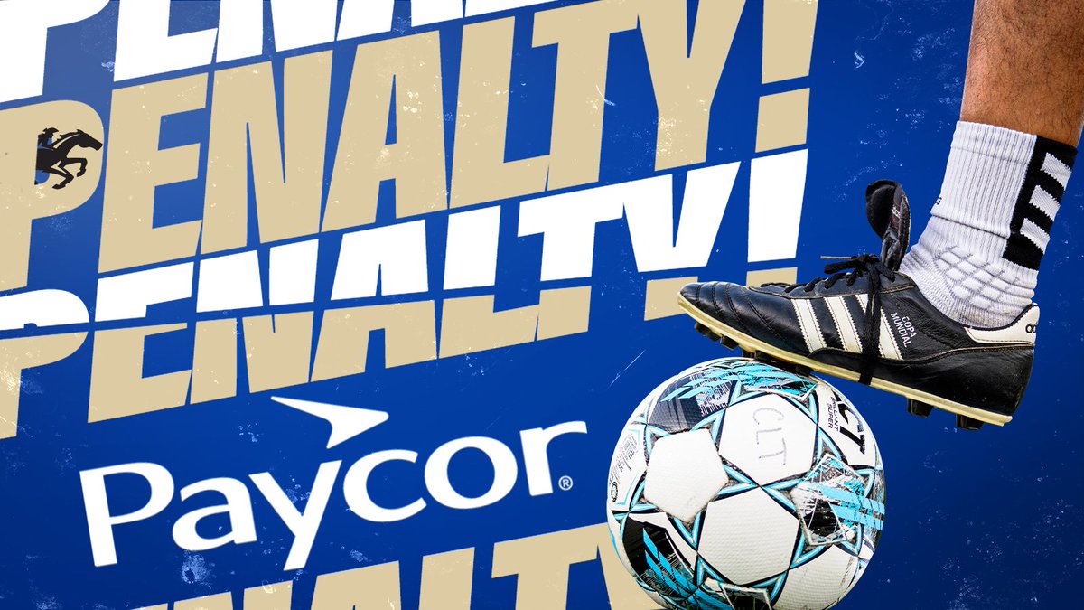 Independence's tweet photo. 24' - PENALTY GIVEN TO THE JACKS
#WeAreCLT #BewareTheBlue #CLTvAPP https://t.co/DU2T1kEfhQ