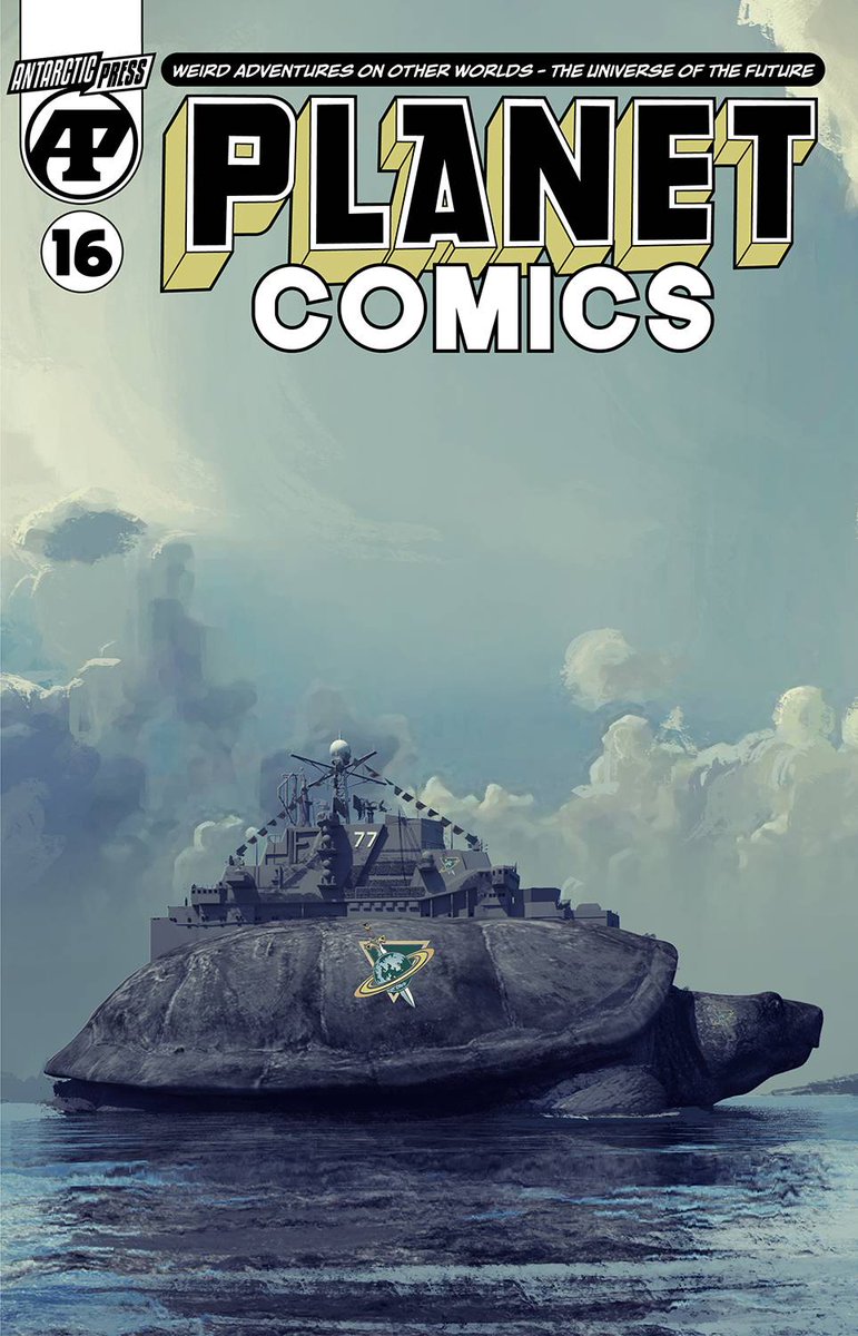 AntarcticPress's tweet photo. In comic shops 2023 April 5 🐧
PLANET COMICS 16

Cover: Brendon Wright

Link to Diamond Distributor order info:
https://t.co/8ujBtB6QNs

#NCBD #newcomics #manga #antarcticpress #planetcomics https://t.co/eGszOVos7d