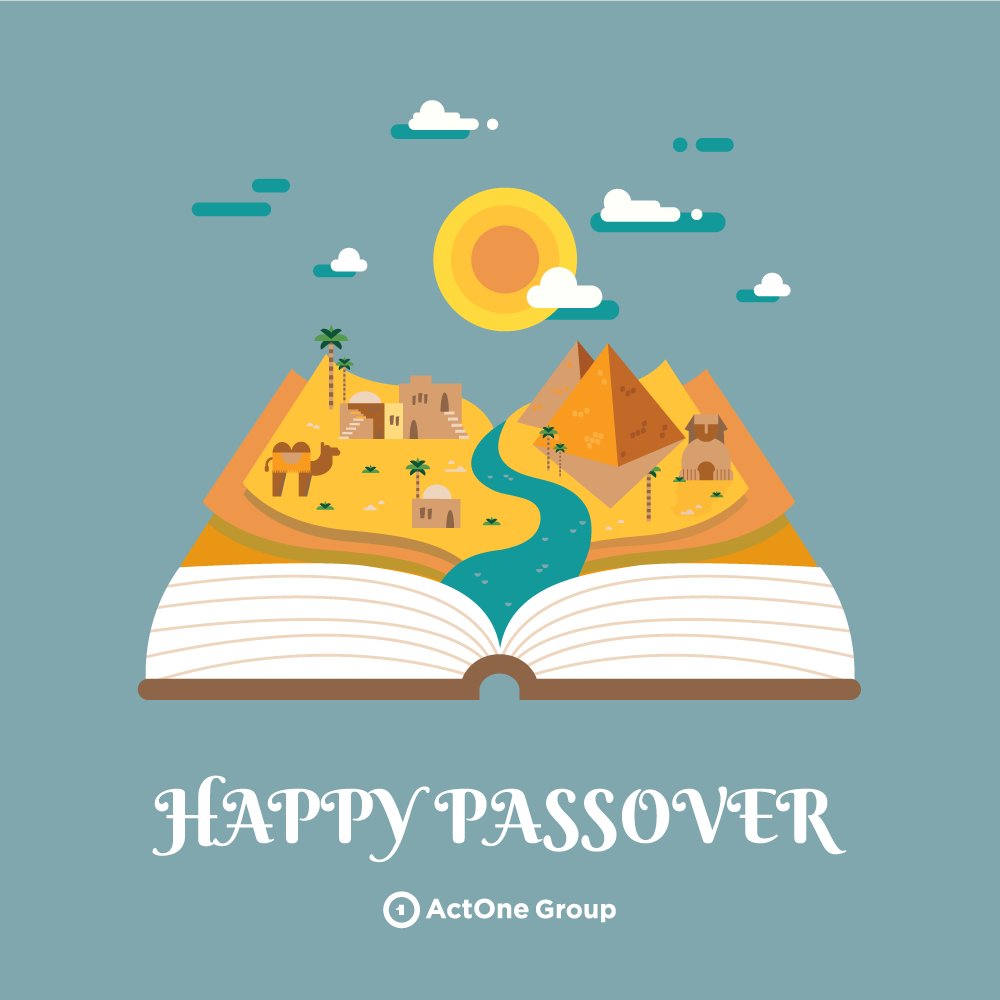 As the sun sets and millions sit down to enjoy their traditional Seder, the ActOne Group wishes all who celebrate a joyous first night of Passover! Chag Pesach Sameach!

#HappyPassover