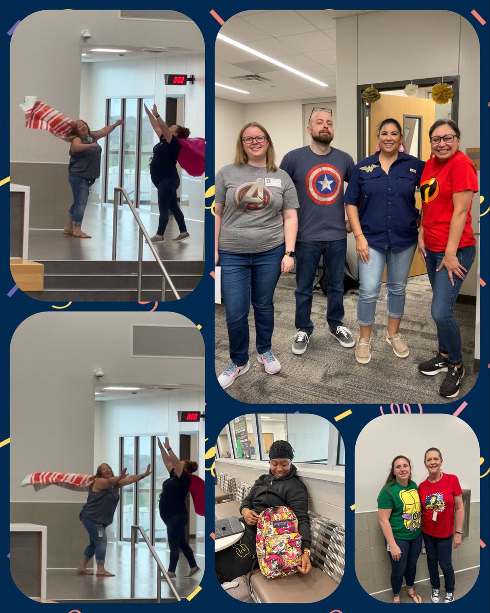 It was #SuperheroDay at @RainesAcademy! We know that teachers are superheroes every day, but our students here are superheroes too! #FunDayRainesDay22 #CampusCulture #SpiritDay #WeAreAMAZING