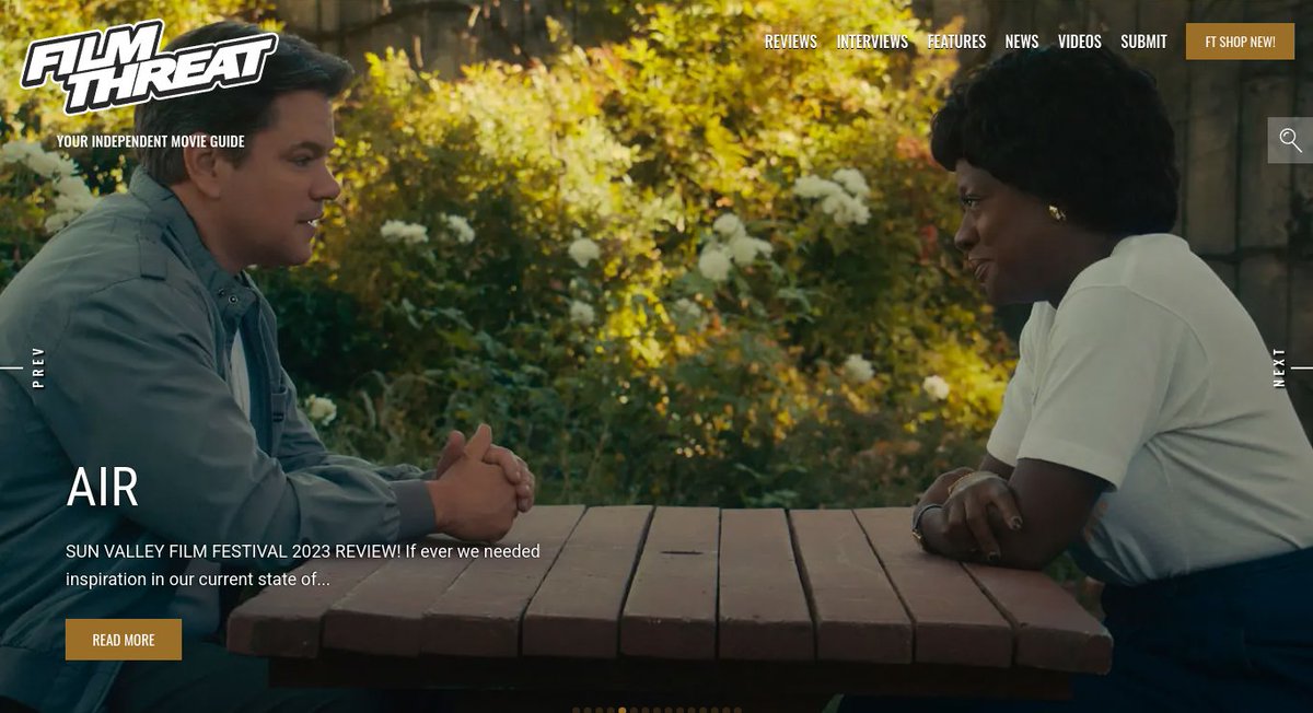 “…the story behind how Michael Jordan and Nike revolutionized the global shoe market with the Air Jordan brand…” Sabina Dana Plasse reviews the <a href="/SunValleyFilm/">Sun Valley Film Fest</a> drama Air.
filmthreat.com/reviews/air-20… #AIRMovie #Drama #AirJordan #Nike