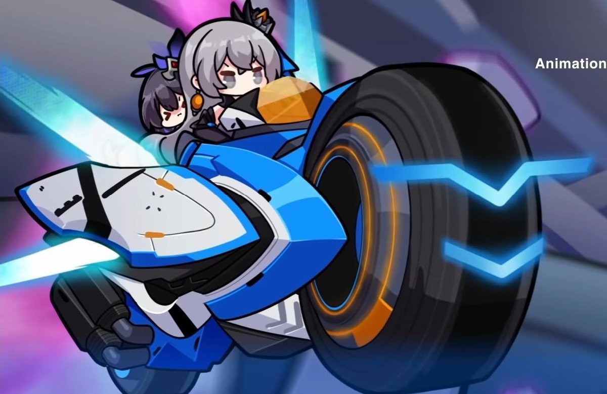 AnythingHonkai's tweet photo. Bronya Zaychik and Seele Vollereiare riding a motorcycle in Elysian Realm! https://t.co/bsnxEAoln7