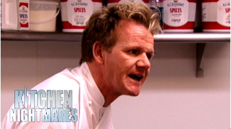 Gordon Punches Tray Out of a Window