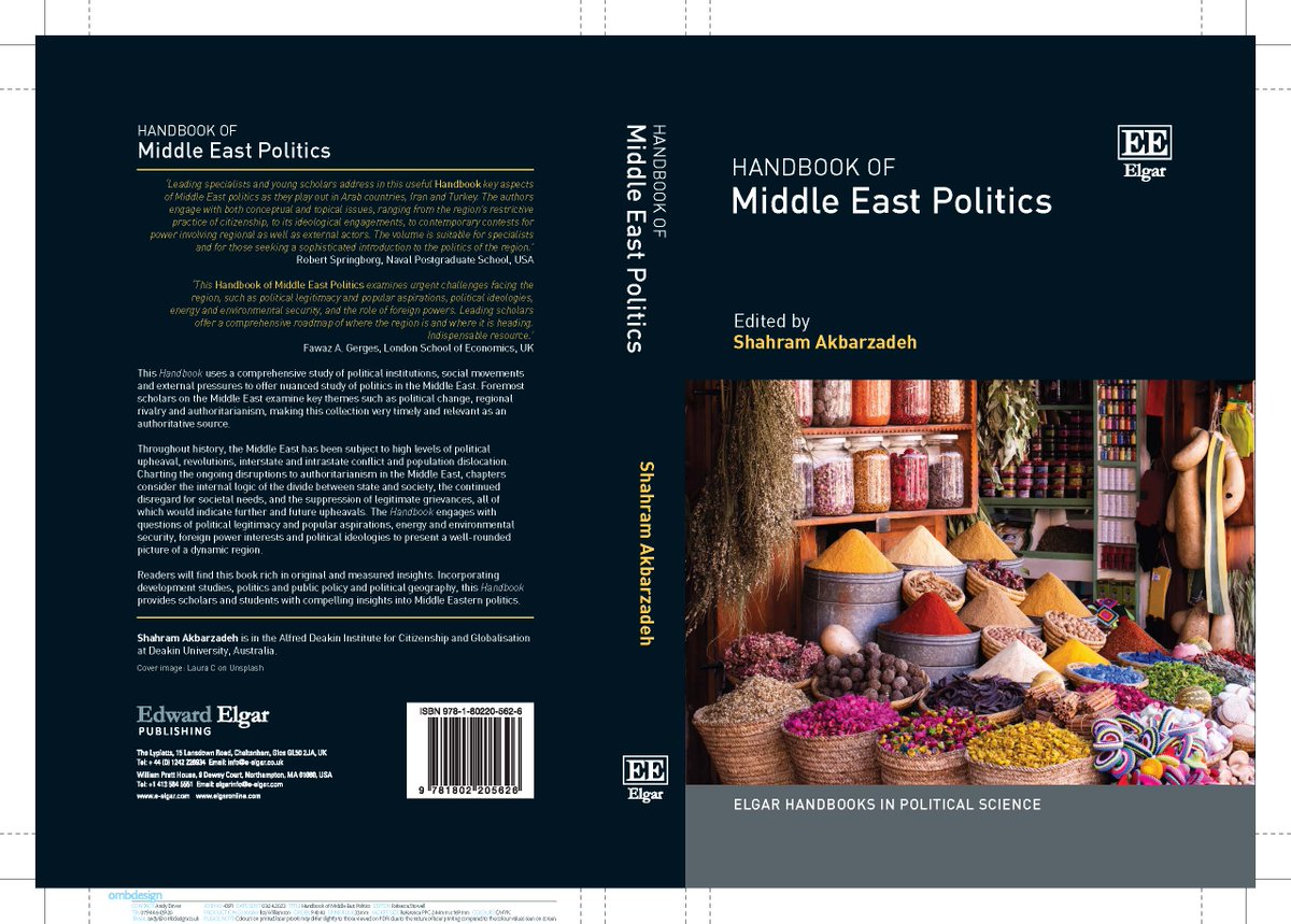 S_Akbarzadeh's tweet photo. Thanks  @ElgarPublishing for this stunning design, and generous endorsement: Robert Springborg &amp; @FawazGerges - great contrbutions by @profmabon @naderalihashemi @ihsanylmz @andreas_krieg @ArifSaba @guyjsburton @MBGray27  @FilippoDionigi  @danaelkurd @BenteScheller @GiuliaCimini1 https://t.co/qmKoVuA7Yf