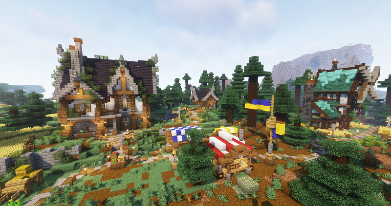 Minecraft: 10+ Medieval Decoration Ideas  Village Decoration Ideas  (Tutorial) 